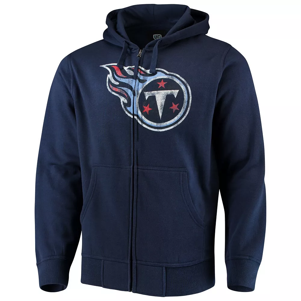 Men's G-III Sports by Carl Banks Navy Tennessee Titans Primary Logo Full-Zip Hoodie 3 Men's G-III Sports by Carl Banks Navy Tennessee Titans Primary Logo Full-Zip Hoodie