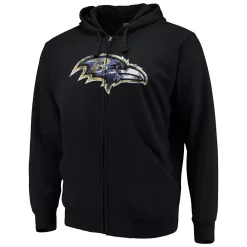 Men's G-III Sports by Carl Banks Black Baltimore Ravens Primary Logo Full-Zip Hoodie 8 Men's G-III Sports by Carl Banks Black Baltimore Ravens Primary Logo Full-Zip Hoodie -Philadelphia Eaglest shop 4033031 ALT2