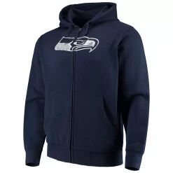Men's G-III Sports by Carl Banks College Navy Seattle Seahawks Primary Logo Full-Zip Hoodie -Philadelphia Eaglest shop 4045977 ALT2