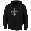 Men's G-III Sports by Carl Banks Black New Orleans Saints Primary Logo Full-Zip Hoodie 1 Men's G-III Sports by Carl Banks Black New Orleans Saints Primary Logo Full-Zip Hoodie -Philadelphia Eaglest shop 4067192