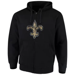 Men's G-III Sports by Carl Banks Black New Orleans Saints Primary Logo Full-Zip Hoodie -Philadelphia Eaglest shop 4067192 ALT2