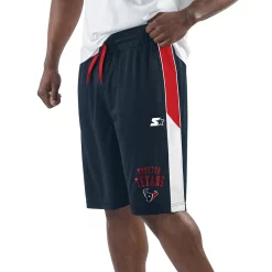 Men's Starter Navy/Red Houston Texans Fan Favorite Shorts