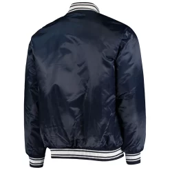 Men's Starter College Navy Seattle Seahawks Locker Room Satin Varsity Full-Snap Jacket -Philadelphia Eaglest shop 4643081 ALT3