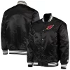 Men's Starter Black Arizona Cardinals Locker Room Satin Varsity Full-Snap Jacket 2 Men's Starter Black Arizona Cardinals Locker Room Satin Varsity Full-Snap Jacket -Philadelphia Eaglest shop 4644261