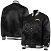 Men's Starter Black Los Angeles Chargers Locker Room Satin Varsity Full-Snap Jacket 2 Men's Starter Black Los Angeles Chargers Locker Room Satin Varsity Full-Snap Jacket -Philadelphia Eaglest shop 4644878