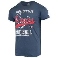Men's Starter Heathered Navy Houston Texans Blitz T-Shirt -Philadelphia Eaglest shop 4645678 ALT2