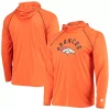 Men's Starter Orange Denver Broncos Hoodie Raglan Long Sleeve T-Shirt -Philadelphia Eaglest shop 5321896