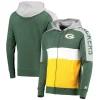 Men's Starter Green/Gold Green Bay Packers Playoffs Color Block Full-Zip Hoodie -Philadelphia Eaglest shop 5370423