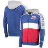 Men's Starter Royal/Red New York Giants Playoffs Color Block Full-Zip Hoodie -Philadelphia Eaglest shop 5370563