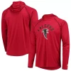 Men's Starter Red Atlanta Falcons Throwback Raglan Hoodie Long Sleeve T-Shirt -Philadelphia Eaglest shop 5374360