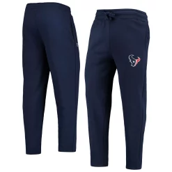 Men's Navy Houston Texans Starter Option Run Sweatpants