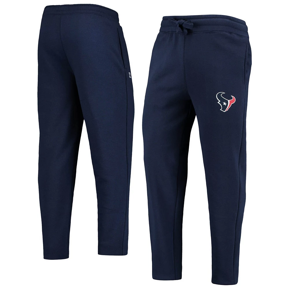 Men's Navy Houston Texans Starter Option Run Sweatpants 3 Men's Navy Houston Texans Starter Option Run Sweatpants