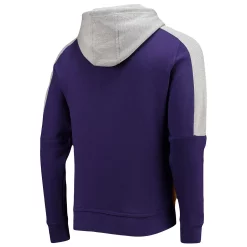 Men's Starter Purple/Gold Baltimore Ravens Playoffs Color Block Full-Zip Hoodie -Philadelphia Eaglest shop 5379385 ALT3