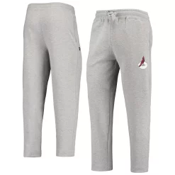 Men's Starter Heathered Gray Arizona Cardinals Team Throwback Option Run Sweatpants