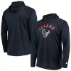 Men's Starter Navy Houston Texans Raglan Long Sleeve Hoodie T-Shirt -Philadelphia Eaglest shop 5387348