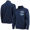 Men's Starter Navy Tennessee Titans Heisman Quarter-Zip Jacket 2 Men's Starter Navy Tennessee Titans Heisman Quarter-Zip Jacket -Philadelphia Eaglest shop 5390041