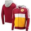 Men's Starter Burgundy/Gold Washington Football Team Playoffs Color Block Full-Zip Hoodie -Philadelphia Eaglest shop 5391798