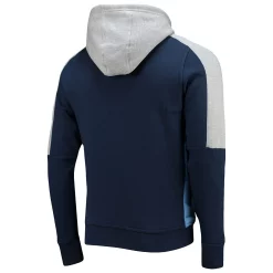 Men's Starter Navy/Light Blue Tennessee Titans Playoffs Color Block Full-Zip Hoodie -Philadelphia Eaglest shop 5391916 ALT3
