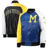 Men's Starter Royal/Gold Milwaukee Brewers Varsity Tri-Color Satin Full-Snap Jacket -Philadelphia Eaglest shop 5410832