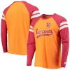 Men's Starter Orange/Red Tampa Bay Buccaneers Throwback League Raglan Long Sleeve Tri-Blend T-Shirt -Philadelphia Eaglest shop 5417276
