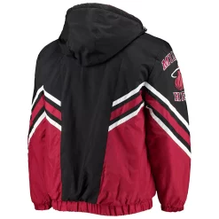 Men's Starter Black/Red Miami Heat The Maximum Hoodie Full-Zip Jacket -Philadelphia Eaglest shop 5602032 ALT3