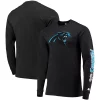 Men's Starter Heathered Black Carolina Panthers Halftime Long Sleeve T-Shirt -Philadelphia Eaglest shop 5604570