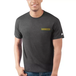 Men's Starter Black Los Angeles Rams Vamos Tri-Blend T-Shirt