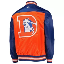 Men's Starter Orange Denver Broncos The Tradition II Full-Snap Team Jacket -Philadelphia Eaglest shop 5704348 ALT3