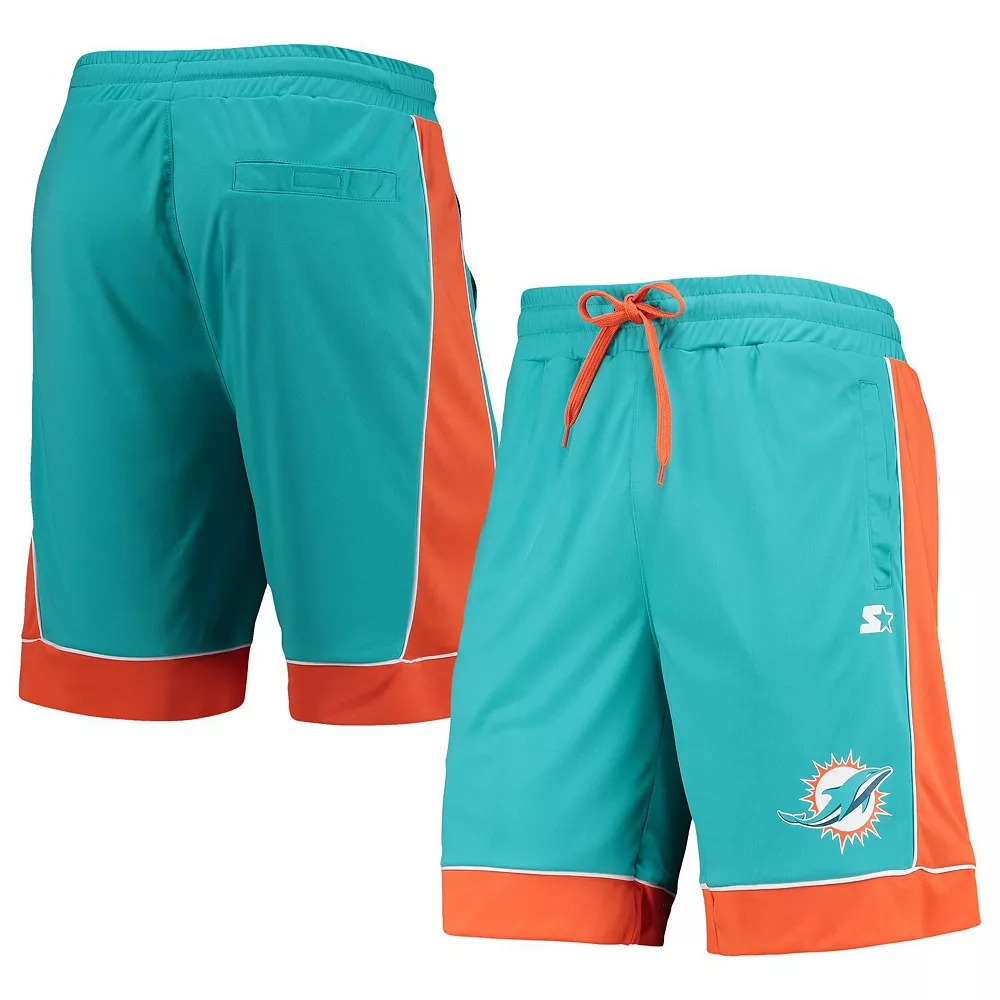 Men's Starter Aqua/Orange Miami Dolphins Fan Favorite Fashion Shorts 4 Men's Starter Aqua/Orange Miami Dolphins Fan Favorite Fashion Shorts - Image 2