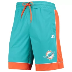 Men's Starter Aqua/Orange Miami Dolphins Fan Favorite Fashion Shorts 7 Men's Starter Aqua/Orange Miami Dolphins Fan Favorite Fashion Shorts -Philadelphia Eaglest shop 5727562 ALT2
