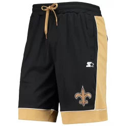 Men's Starter Black/Gold New Orleans Saints Fan Favorite Fashion Shorts -Philadelphia Eaglest shop 5727634 ALT2