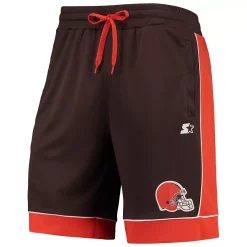 Men's Starter Brown/Orange Cleveland Browns Fan Favorite Fashion Shorts -Philadelphia Eaglest shop 5728873 ALT2
