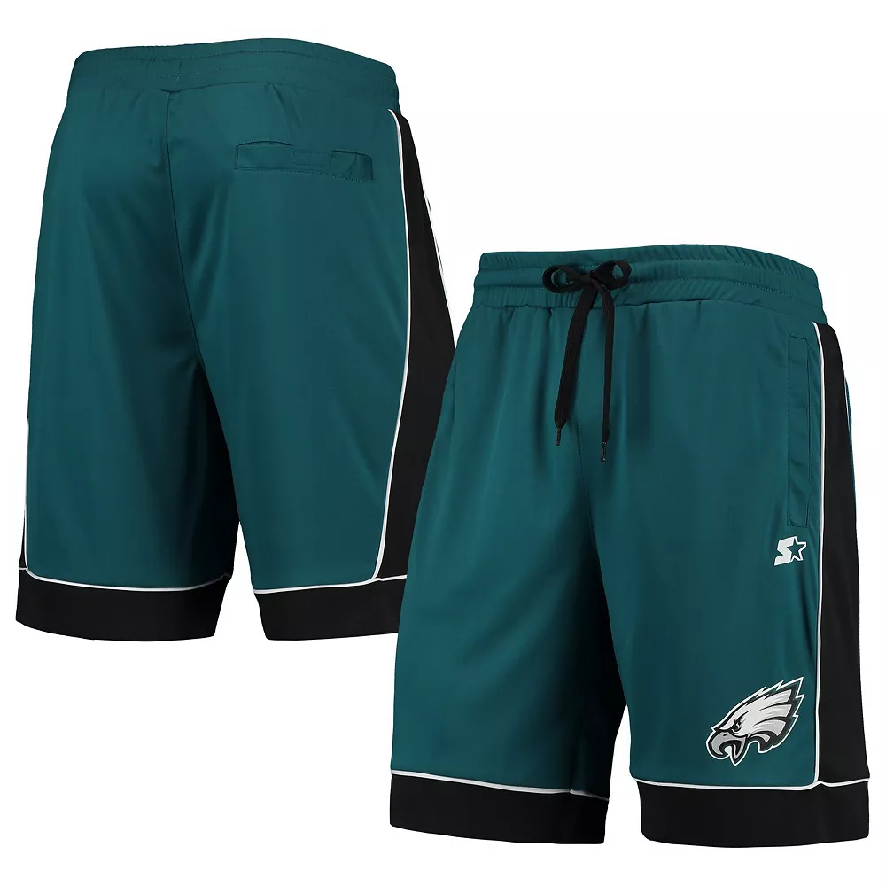 Men's Starter Midnight Green/Black Philadelphia Eagles Fan Favorite Fashion Shorts 3 Men's Starter Midnight Green/Black Philadelphia Eagles Fan Favorite Fashion Shorts