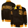 Men's Starter Brown San Diego Padres The Captain II Full-Zip Varsity Jacket -Philadelphia Eaglest shop 5730253