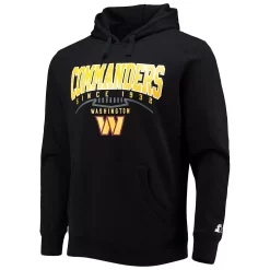 Men's Starter Black Washington Commanders Premier Pullover Hoodie -Philadelphia Eaglest shop 5750869 ALT2