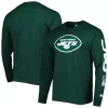 Men's Starter Green New York Jets Halftime Long Sleeve T-Shirt -Philadelphia Eaglest shop 5937085