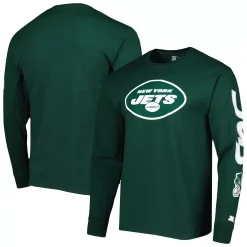 Men's Starter Green New York Jets Halftime Long Sleeve T-Shirt