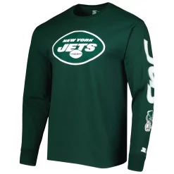 Men's Starter Green New York Jets Halftime Long Sleeve T-Shirt -Philadelphia Eaglest shop 5937085 ALT2