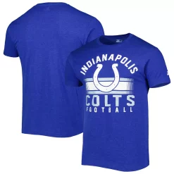 Front Page 15 Men's Starter Heathered Royal Indianapolis Colts Prime Time T-Shirt