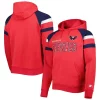 Men's Starter Red/Navy Washington Capitals Draft Fleece Raglan Pullover Hoodie -Philadelphia Eaglest shop 5968490