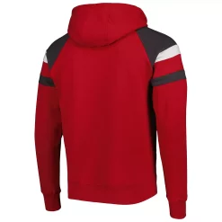 Men's Starter Red Tampa Bay Buccaneers Draft Fleece Raglan Pullover Hoodie -Philadelphia Eaglest shop 5969479 ALT3