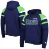 Men's Starter College Navy Seattle Seahawks Draft Fleece Raglan Pullover Hoodie -Philadelphia Eaglest shop 5970028