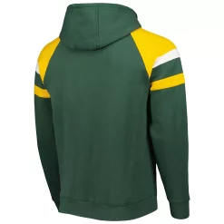 Men's Starter Green Green Bay Packers Draft Fleece Raglan Pullover Hoodie -Philadelphia Eaglest shop 5970248 ALT3