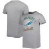 Men's Starter Heathered Gray Miami Dolphins Prime Time Logo T-Shirt 2 Men's Starter Heathered Gray Miami Dolphins Prime Time Logo T-Shirt -Philadelphia Eaglest shop 5970301