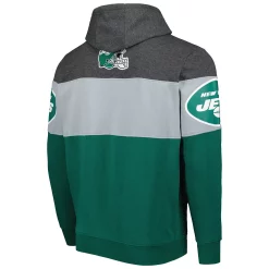 Men's Starter Green/Heather Charcoal New York Jets Extreme Pullover Hoodie -Philadelphia Eaglest shop 5980630 ALT3