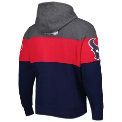 Men's Starter Heather Gray/Navy Houston Texans Extreme Pullover Hoodie -Philadelphia Eaglest shop 5980634 ALT3