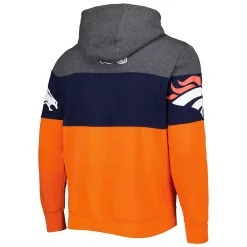 Men's Starter Heather Gray/Orange Denver Broncos Extreme Pullover Hoodie 9 Men's Starter Heather Gray/Orange Denver Broncos Extreme Pullover Hoodie -Philadelphia Eaglest shop 5981982 ALT3