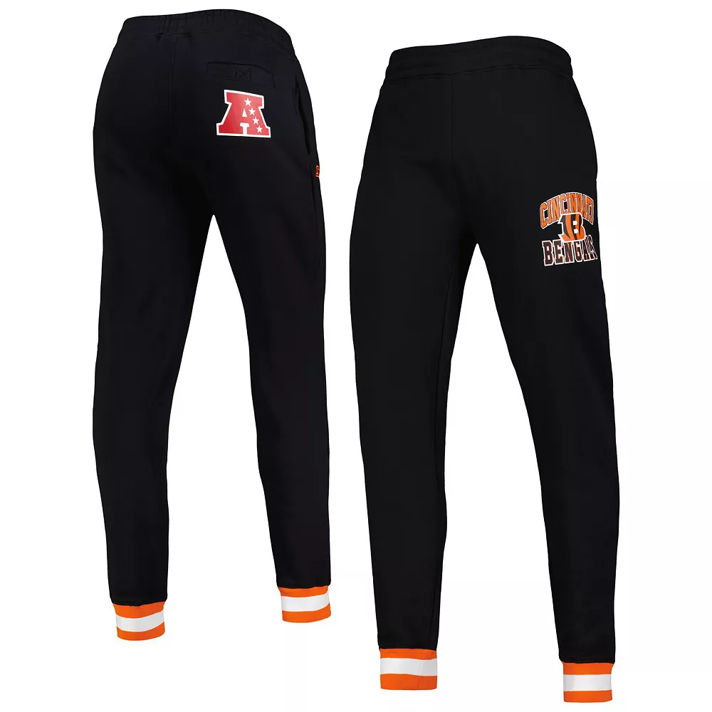 Men's Starter Black Cincinnati Bengals Blitz Fleece Jogger Pants 4 Men's Starter Black Cincinnati Bengals Blitz Fleece Jogger Pants - Image 2