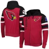 Men's Starter Cardinal Arizona Cardinals Extreme Full-Zip Hoodie Jacket -Philadelphia Eaglest shop 5982464