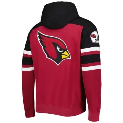 Men's Starter Cardinal Arizona Cardinals Extreme Full-Zip Hoodie Jacket -Philadelphia Eaglest shop 5982464 ALT3